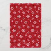 Merrier Pregnancy Announding Folie Holiday Kaart (Achterkant)