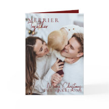 Merrier Samen Familie 1 Foto Modern Kerstmis