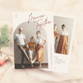 Merrier Together Arch Foto Kerst Feestdagenkaart