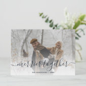 Merrier Together Botanical Merry kerst Feestdagenkaart (Staand voorkant)
