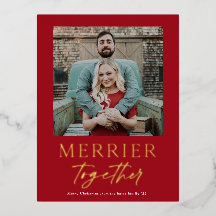 Merrier Together Script Photo Gold