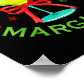 Merrier With A Margarita Christmas Drinking Margar Poster (Hoek)