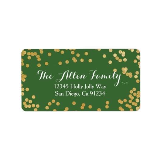 Merriest Christmas Address label (Voorkant)