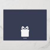 Merriest Christmas Family Joy 2 Photo Christmas Folie Feestdagenkaart (Achterkant)