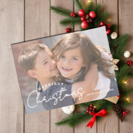 Merriest Christmas Family Joy Christmas Feestdagenkaart