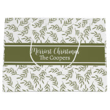 Merriest Christmas Feestelijke Cypress Patroon Vak