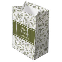 Merriest Christmas Feestelijke Cypress Patroon Vak