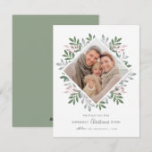 Merriest Christmas Feestelijke Fotobehang Foto Lij Feestdagenkaart (Voorkant / Achterkant)