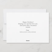 Merriest Christmas foto vakantie kaart (Achterkant)