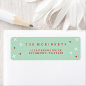 Merriest Christmas Holiday Address Label (Insitu)