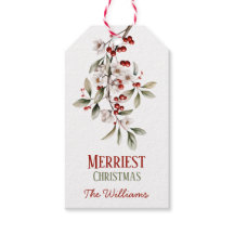 Merriest Christmas + Mistletoe + familienaam