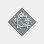 Merriest Christmas Moderne Vakantie Stijl Servetten (Hoek)