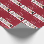 Merriest Christmas multi foto vakantie Cadeaupapier<br><div class="desc">Merriest Christmas multi foto vakantie inpakpapier. Kleur kan worden veranderd.</div>