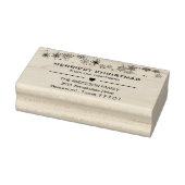 Merriest Christmas van ons nieuwe thuisadres Rubberstempel (Stempel)