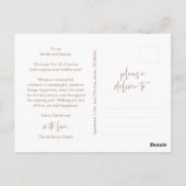 Merriest Christmas, Xmas Tree Family Foto Briefkaart (Achterkant)