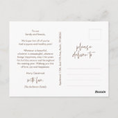 Merriest Christmas, Xmas Tree Family Foto Briefkaart (Achterkant)