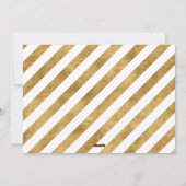 Merriest Faux Gold Foil 2 Photo Flat Feestdagenkaart (Achterkant)