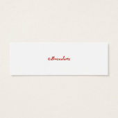 Merriest Holiday retro santa cadeau label Mini Visitekaartjes (Achterkant)