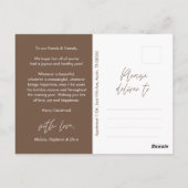 Merriest Kerstmis Familie Foto, Modern Gezellig Briefkaart (Achterkant)