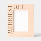 Merriest of All Christmas familienaam Gegraveerde Lijstjes (Voorkant)