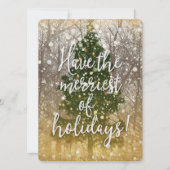 Merriest of Holiday Party Kaart (Voorkant)