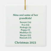 Merriest Place to be - Afgerond Keramisch Ornament (Achterkant)