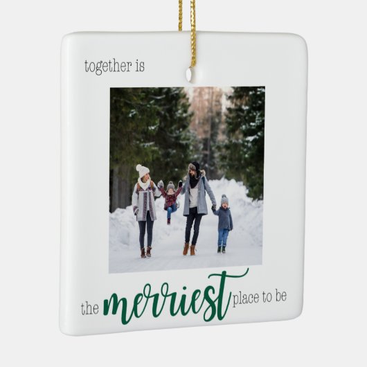 Merriest Place to Be Christmas Ornament (Rechts)