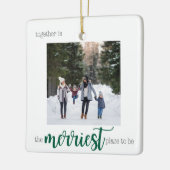 Merriest Place to Be Christmas Ornament (Links)