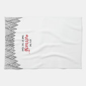 Merriest Time of the Year Keukenhanddoek (Horizontaal)