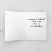 MERRIJKE CHRISTMAS **GRANDDAUGHTER** FEESTDAGEN KAART (Binnen)