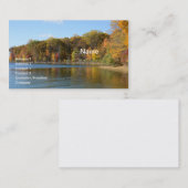 Merrill Creek Reservoir in Washington, New Jersey Visitekaartje (Voorkant / Achterkant)