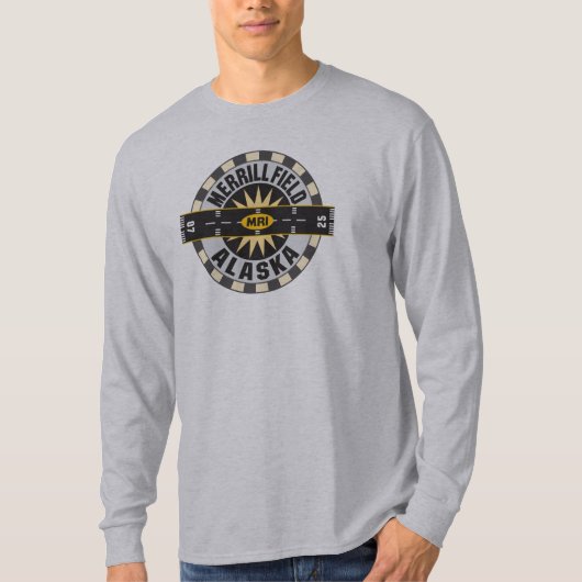 Merrill Field, luchthaven AK MRI T-shirt (Voorkant)