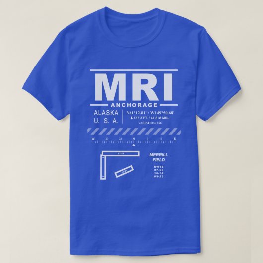 Merrill Field MRI T-shirt (Design voorkant)