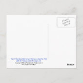 Merrill Gardens Post-kaart Briefkaart (Achterkant)