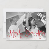 Merrily Ever After Holiday Card w/Back Message Feestdagenkaart (Voorkant)