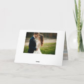 Merrily Ever After Volledige Foto Vakantie | Dank  Feestdagen Kaart (Achterkant)