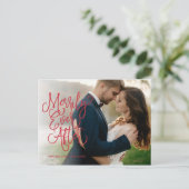 Merrily Ever After Volledige Foto Vakantie | Dank  Feestdagenkaart (Staand voorkant)