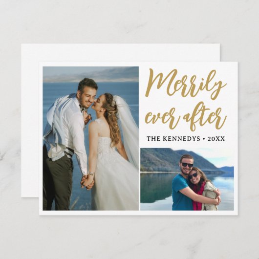 Merrily Ever na de aankondiging van 2 foto's (Voorkant / Achterkant)