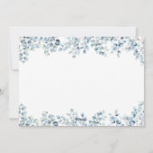 Merrily Ever Na Eucalyptus Pas getrouwd Foto Feestdagenkaart (Achterkant)