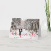 Merrily ooit na | Gevouwen Vakantie Feestdagen Kaart (Voorkant)