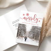 Merrily ooit na | Gevouwen Vakantie Feestdagen Kaart