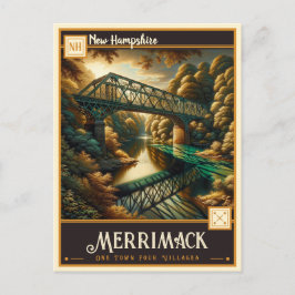 Merrimack, New Hampshire | Antiek Briefkaart