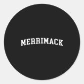 Merrimack  ronde sticker (Voorkant)