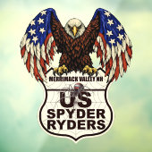 Merrimack Valley NH-hoofdstuk - Decal Eagle-logo (Vel 3)