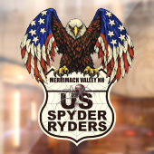 Merrimack Valley NH-hoofdstuk - Decal Eagle-logo (Vel 2)