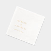 Merrin Elegant Wedding Folie Servetten (Links)