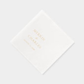 Merrin Elegant Wedding Folie Servetten (Rechts)