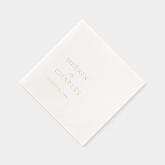 Merrin Elegant Wedding Folie Servetten (Rechts)