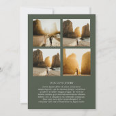 Merrin Moss Elegant Wedding Save The Date (Achterkant)