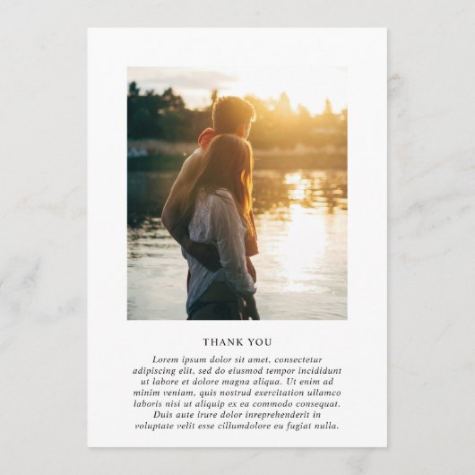 Merrin Zwart-wit Elegante bruiloft Menu (Achterkant)